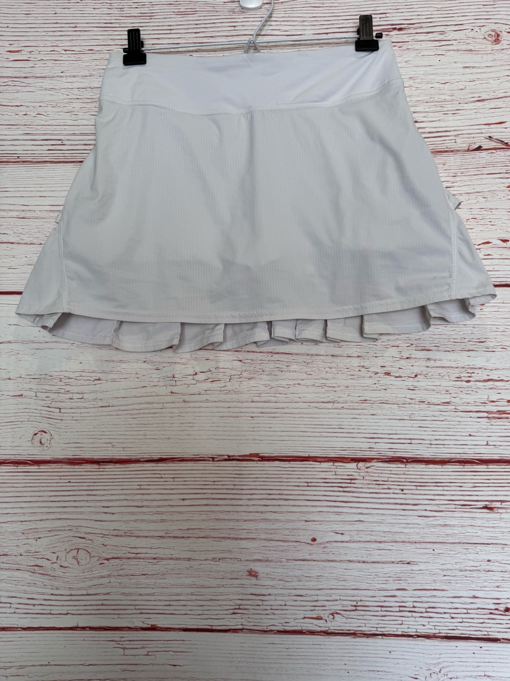 Lululemon Run: Pace Setter Skirt in White Sz 4